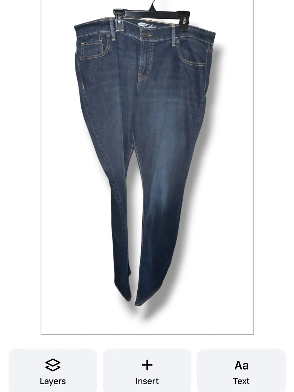 Old Navy The Flirt Bootcut Jeans - Dark Wash 16 Long - Picture 3 of 9